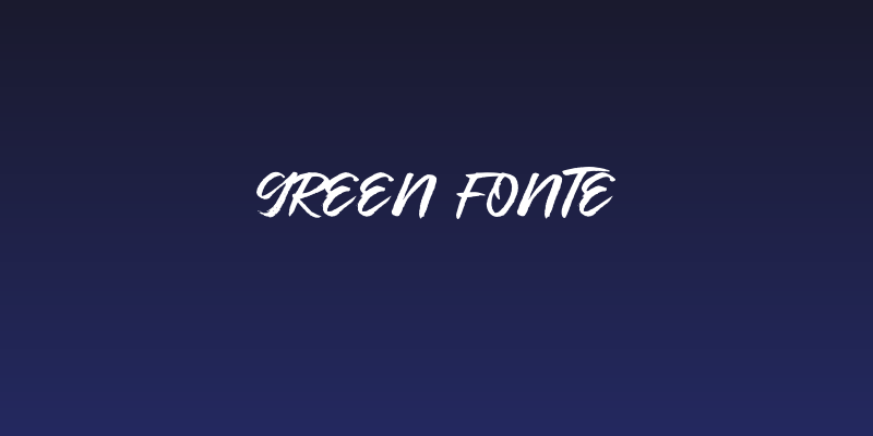Green Fonte Social Header