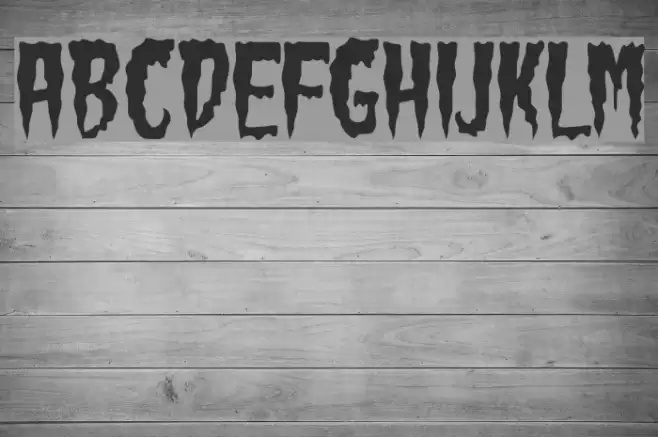 Green Fuz Font examples