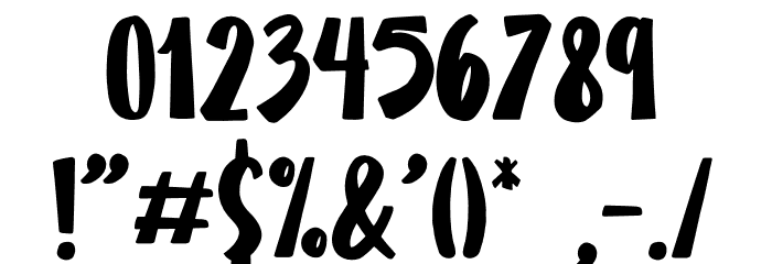 Green Garden Font OTHER CHARS