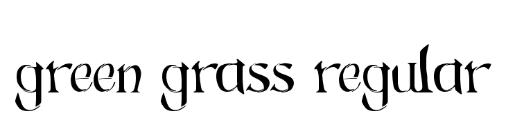 Green Grass Regular  नि: शुल्क फ़ॉन्ट्स डाउनलोड