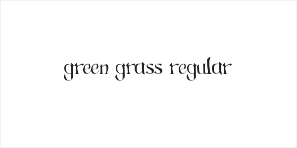 Green Grass Regular Logo