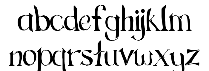 Green Grass Regular Font LOWERCASE