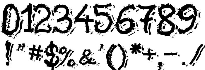 Green Grass Font OTHER CHARS