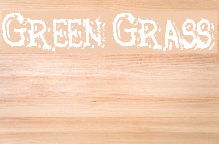 Green Grass Font examples
