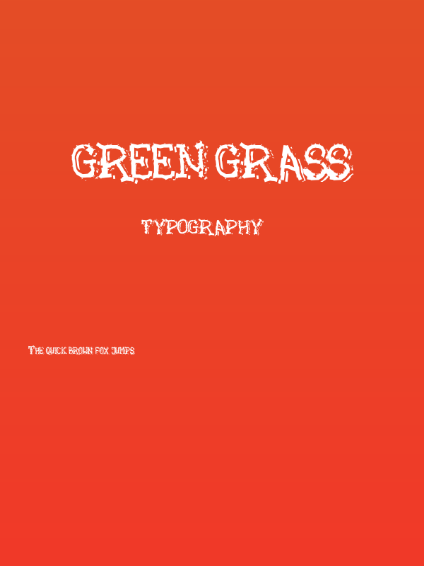 Green Grass Poster