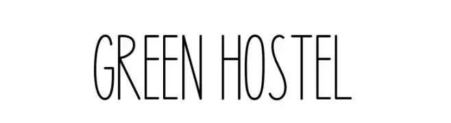 Green Hostel  Frei Schriftart Herunterladen