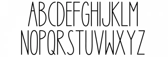 Green Hostel Font Litere mari
