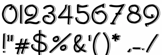 Green Island Font OTHER CHARS