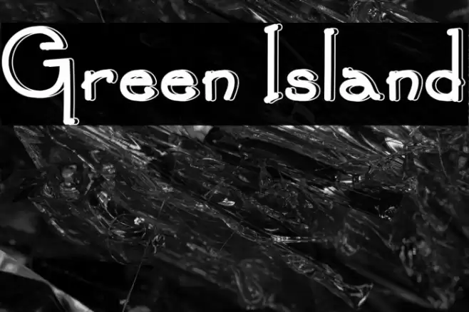 Green Island Font examples
