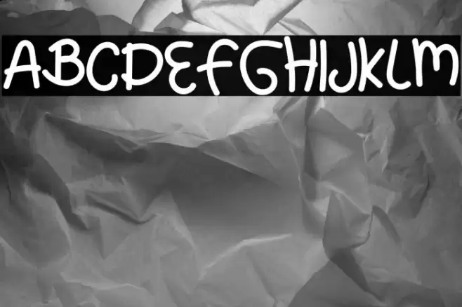 Green Kids Font examples