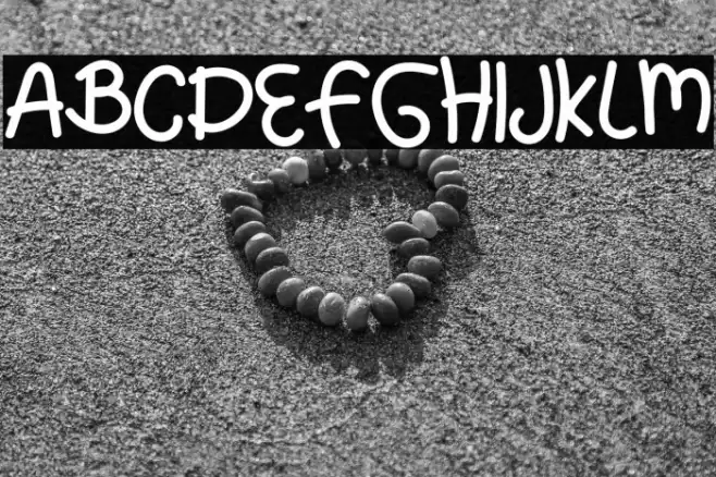 Green Kids Font examples