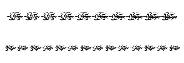 Green Latte Demo Font Alte caractere