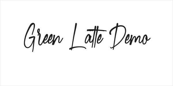 Green Latte Demo Logo