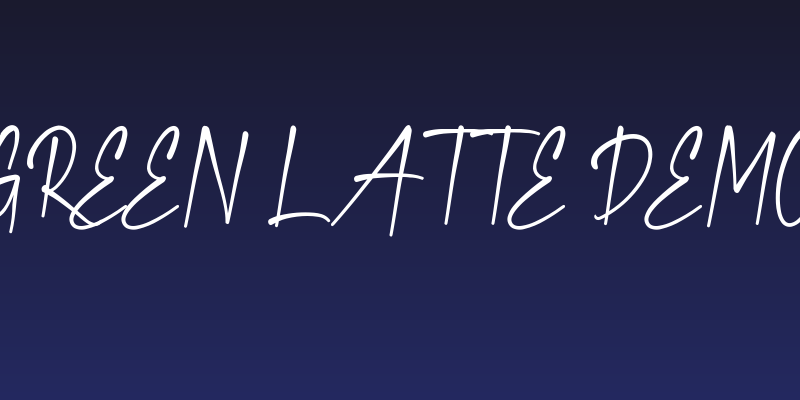 Green Latte Demo Social Header