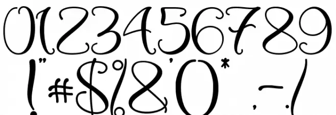 Green Leaves - Personal Use Font OTHER CHARS