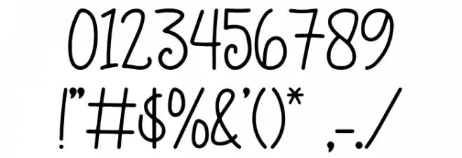 Green Lemonade Font OTHER CHARS