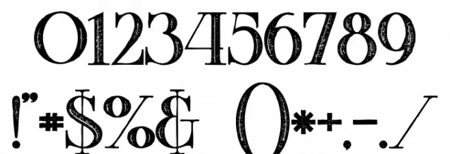 Green Light Bold Inline Grunge Font OTHER CHARS