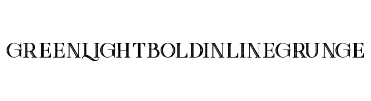 Green Light Bold Inline Grunge  Descarca Fonturi Gratis
