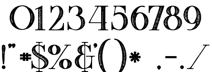 Green Light Bold Inline Grunge Font OTHER CHARS