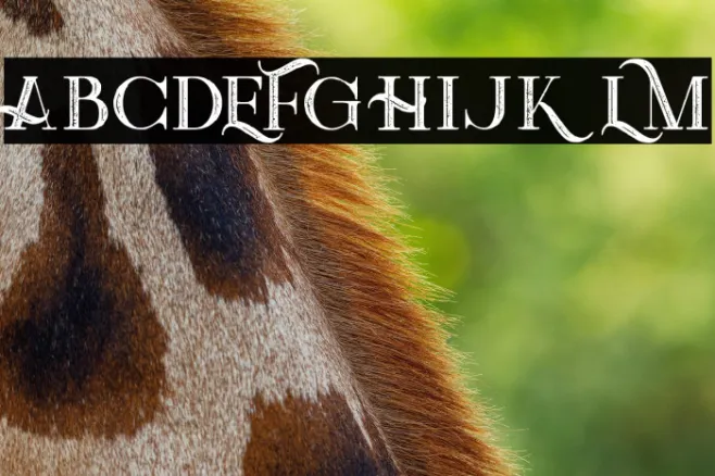 Green Light Bold Inline Grunge Example 1