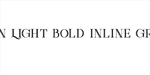 Green Light Bold Inline Grunge Logo