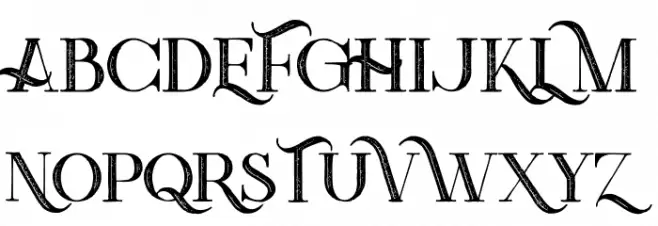 Green Light Bold Inline Grunge Schriftart Groß