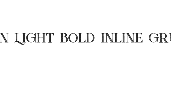 Green Light Bold Inline Grunge Logo