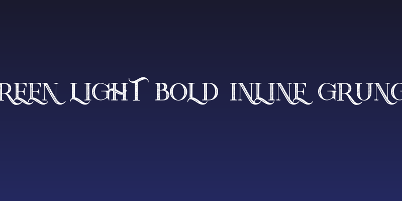 Green Light Bold Inline Grunge Social Header