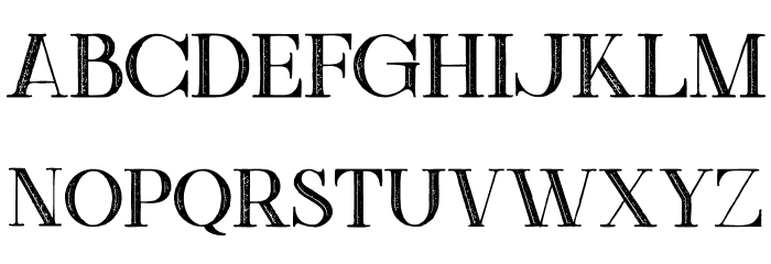Green Light Bold Inline Grunge Font LOWERCASE