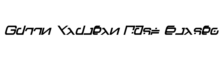 Green Martian Bold Italic  font caratteri gratis
