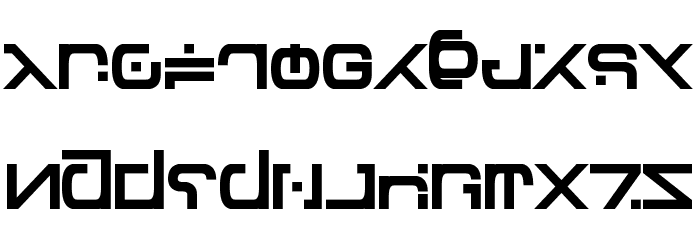 Green Martian Bold Font LOWERCASE