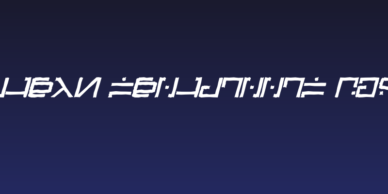 Green Martian Distressed Bold Italic Social Header