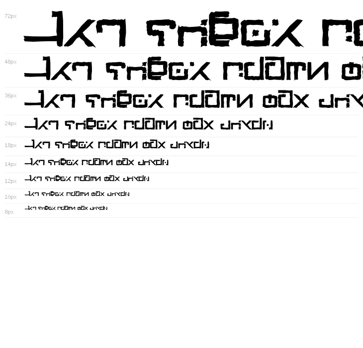 Green Martian Distressed Bold Waterfall