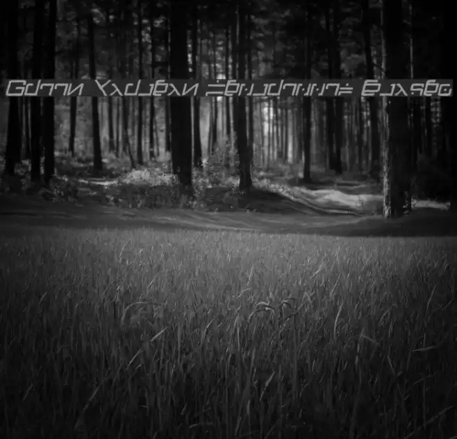 Green Martian Distressed Italic Font examples