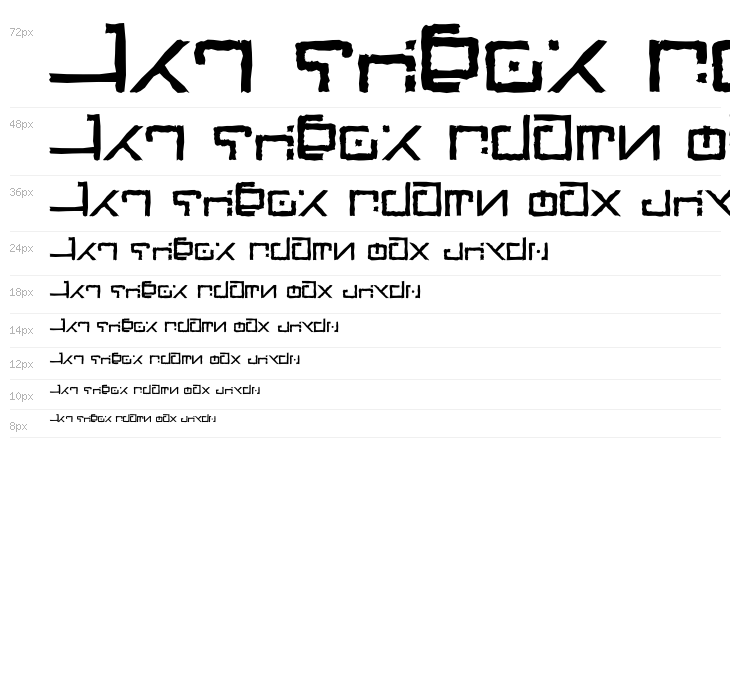 Green Martian Distressed Waterfall