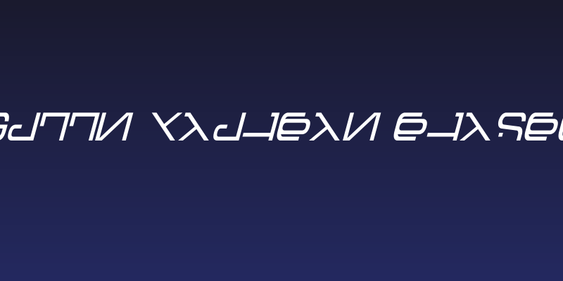 Green Martian Italic Social Header