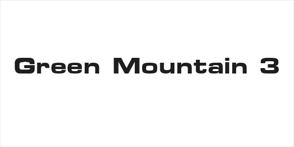 Green Mountain 3 Logo