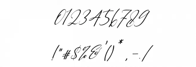 Green Poppy Italic Font OTHER CHARS