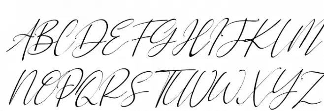 Green Poppy Italic फ़ॉन्ट अपरकेस