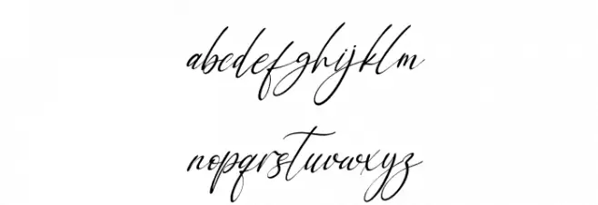 Green Poppy Italic Caratteri MINUSCOLO