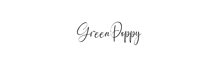 Green Poppy  Free Fonts Download