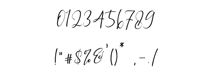 Green Poppy Font OTHER CHARS