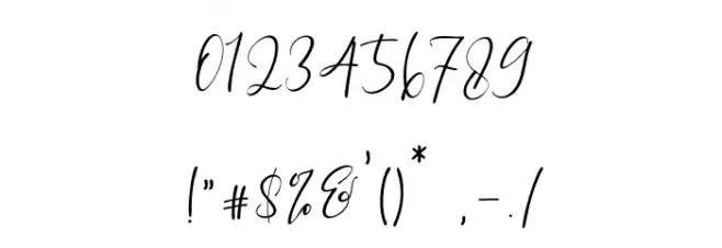 Green Poppy Font OTHER CHARS