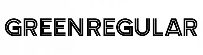 Green Regular  Frei Schriftart Herunterladen