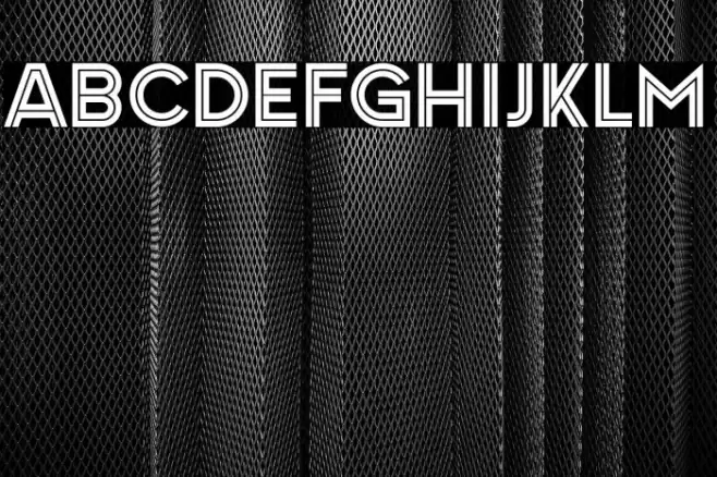 Green Regular Font examples