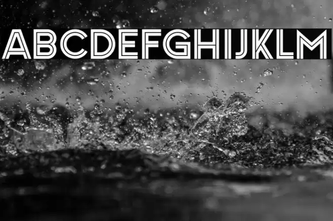 Green Regular Font examples