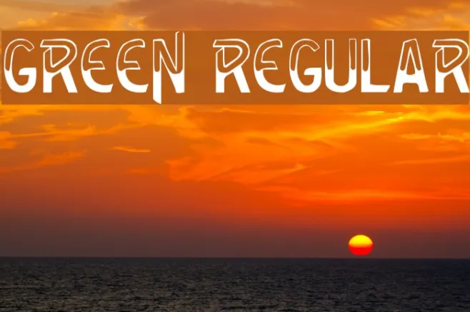 Green Regular Example 1