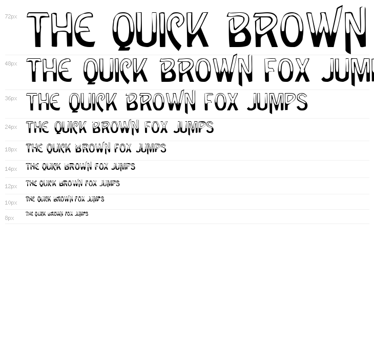 Green Regular Waterfall