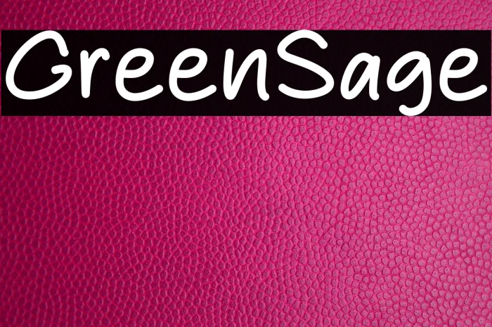 Green Sage Example 3