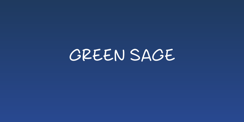 Green Sage Social Header